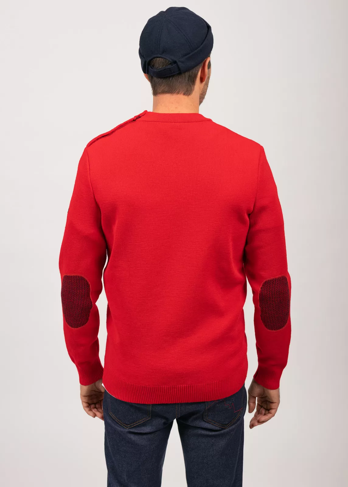 Sailor Jumpers>Saint James Dinan sailor jumper ROUGE